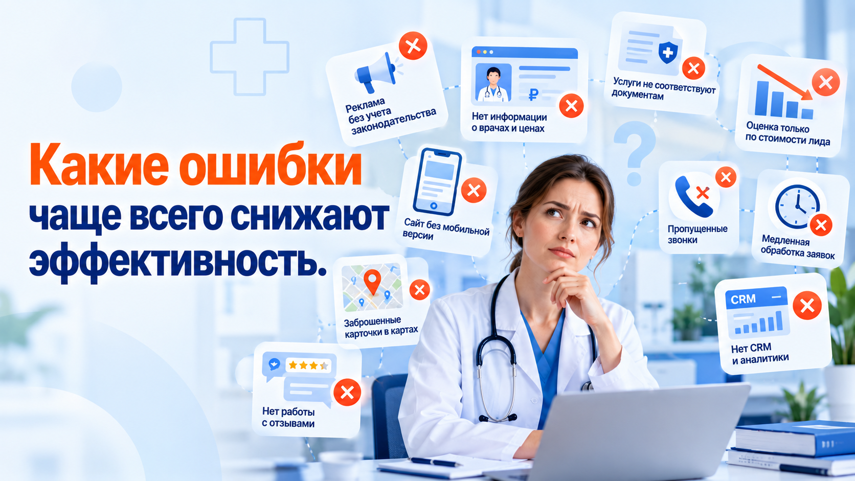 ошибки снижающие эффективность